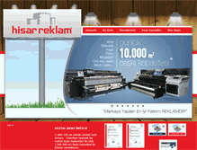 Tablet Screenshot of hisarreklam.com
